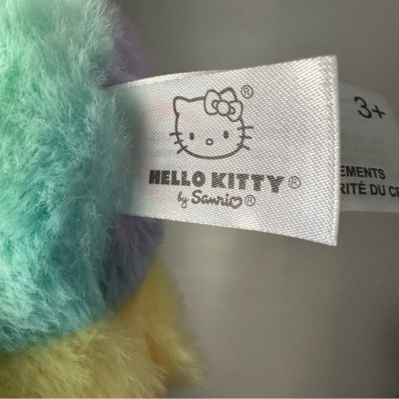 9” Hello Kitty Plush Rainbow Sherbet NWT - Picture 5 of 6